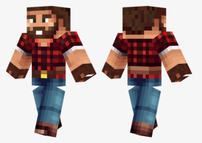 Lumberjack Minecraft Skin, HD Png Download, Transparent PNG
