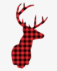 Deer Christmas Lumberjack Free Picture - Free Reindeer Svg For Cricut, HD Png Download, Transparent PNG