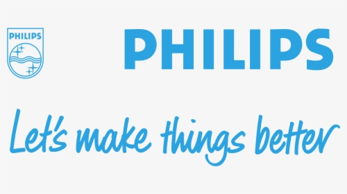 Philips Logo Png Transparent - Philips Let's Make Things Better, Png Download, Transparent PNG