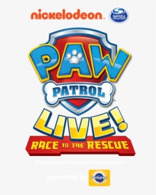 Transparent Planet Fitness Logo Png - Paw Patrol Live The Great Pirate Adventure Logo, Png Download, Transparent PNG