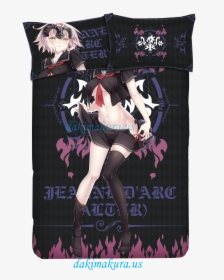 Jeanne D Arc-fate Grand Order Anime 4 Pieces Bedding - Bed Sheet, HD Png Download, Transparent PNG