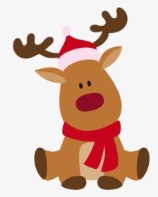 Santa Claus Rudolph Reindeer Clip Art Scalable Vector, HD Png Download, Transparent PNG