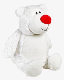 White Bear With Red Nose Cubby, HD Png Download, Transparent PNG