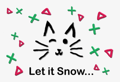 Let It Snow Graphic Design © 2018 Ericarobbin, HD Png Download, Transparent PNG
