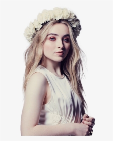 Sabrinacarpenter White, Bright, Cute, Sweet, Flower, HD Png Download, Transparent PNG
