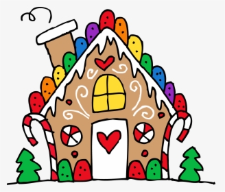 Clear Background Gingerbread House Clipart, HD Png Download, Transparent PNG