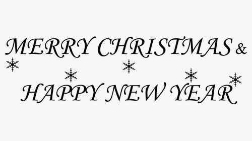 Merry Christmas And Happy New Year Png, Transparent Png, Transparent PNG