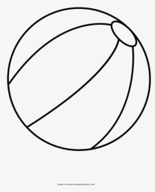 Beach Ball Coloring Page, HD Png Download, Transparent PNG