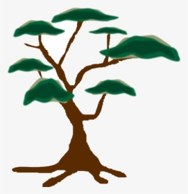 Safari Trees Tree Clip Art At Vector Royalty Transparent, HD Png Download, Transparent PNG