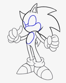 How To Draw Sonic The Hedgehog, HD Png Download, Transparent PNG