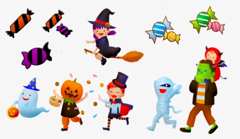 Halloween Costumes Candy Trick Or Treat Free Photo, HD Png Download, Transparent PNG