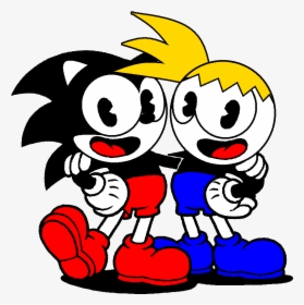 Sonic And Toon Trev Cuphead Edition, HD Png Download, Transparent PNG
