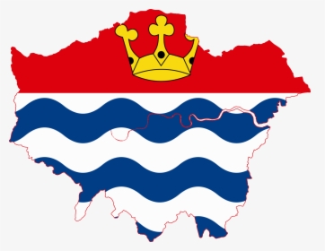 Flag Map Of Greater London, HD Png Download, Transparent PNG