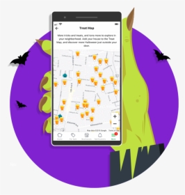Nextdoor Treat Map For Iphone And Android, HD Png Download, Transparent PNG