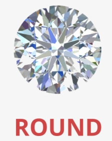 Round Cut Diamond, HD Png Download, Transparent PNG