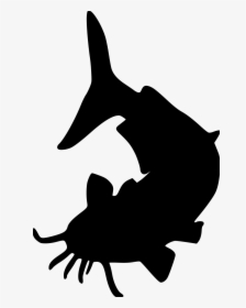 Silhouette Clip Art Portable Network Graphics Catfish, HD Png Download, Transparent PNG