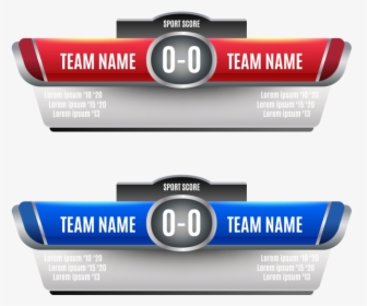 Scoreboard Elements Design For Football And Soccer,, HD Png Download, Transparent PNG
