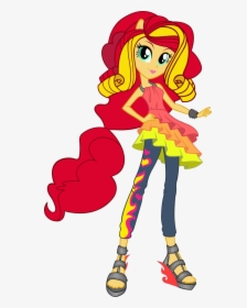 Rainbow Rocks Sunset Shimmer Vector By Icantunloveyou, HD Png Download, Transparent PNG