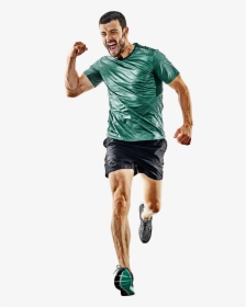 Fit Man Running Png, Transparent Png, Transparent PNG