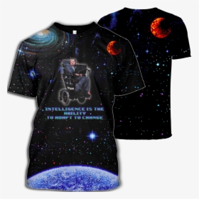 3d Stephen Hawking Tshirt, HD Png Download, Transparent PNG