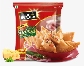 New Mccain Mini Samosa With Cheese Pizza Styly Filling, HD Png Download, Transparent PNG