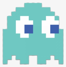 Pacman Ghost Pac-man Games Ghosts Blue Cliparts Transparent, HD Png Download, Transparent PNG