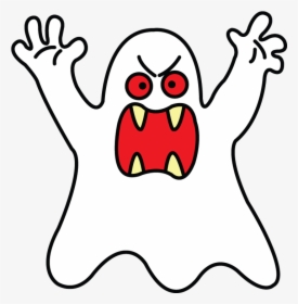Svg Transparent Stock Scary Gost Drawing Tutorial For, HD Png Download, Transparent PNG