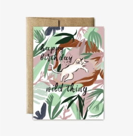 Jungle Cat Birthday Card, HD Png Download, Transparent PNG