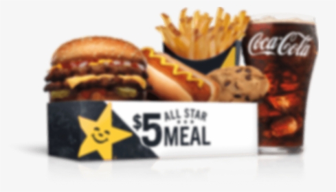Hardee S $5 All Star Value Meals, HD Png Download, Transparent PNG