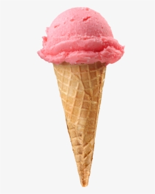 Fruit Ice Cream Png Image - One Ice Cream Cone, Transparent Png, Transparent PNG
