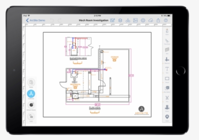 How Modern Designers Collaborate Using Cad For Ipad - Tablet Computer, HD Png Download, Transparent PNG