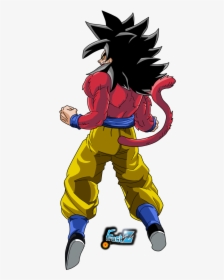 Thumb Image - Goku Super Saiyan 4 Back, HD Png Download, Transparent PNG