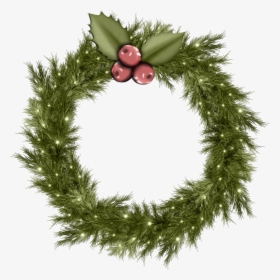 Christmas Wreath Transparent Background, HD Png Download, Transparent PNG