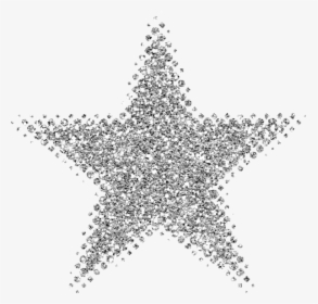 Collection Of Glitter Star High Quality Ⓒ - Silver Glitter Star Clipart, HD Png Download, Transparent PNG