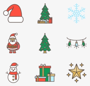 Christmas Png Image Background - Transparent Christmas Icons Png, Png Download, Transparent PNG
