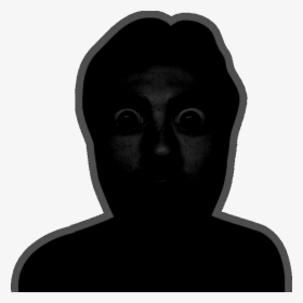 Face Black Head Black And White Portrait - Kanto Meme Face, HD Png Download, Transparent PNG