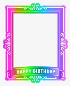 Happy Birthday Frame M , Png Download, Transparent Png, Transparent PNG