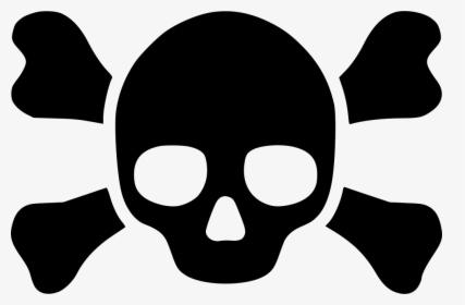 Skull Crossbones Png Clipart Black And White Download - Bleach Dangers, Transparent Png, Transparent PNG