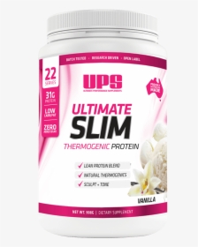 Ups Slim Protein 1kg Vanilla Weight Loss Shakes - Stimulant, HD Png Download, Transparent PNG