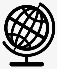 Earth Globe With Grid Comments - Globe Terrestre Icon, HD Png Download, Transparent PNG
