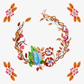 Watercolor Christmas Wreath Png -temporary Christmas - Watercolor Painting, Transparent Png, Transparent PNG