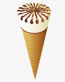 Ice Cream Cone Png Clip Art - Ice Cream Cone Png, Transparent Png, Transparent PNG