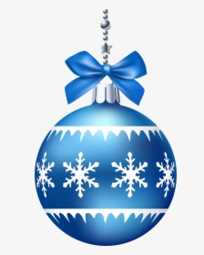 Blue Christmas Ball Png Clip Art - Blue Christmas Ball Png, Transparent Png, Transparent PNG
