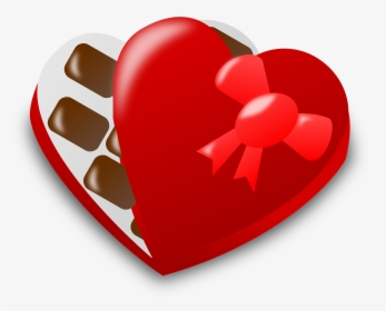 Valentine Day Icon - Heart Shaped Box Of Chocolates Png, Transparent Png, Transparent PNG