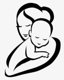 Mother Child Infant Clip Art - Mother And Baby Clipart Png, Transparent Png, Transparent PNG