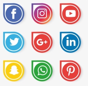 Transparent Background Social Media Logos, HD Png Download, Transparent PNG