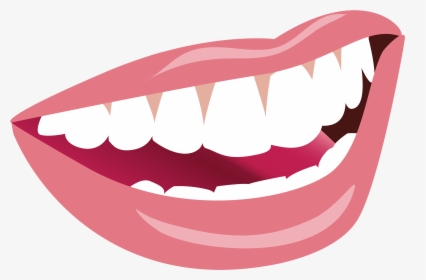 Smiling Mouth Png Clipart Image - Mouth Smiling Clipart, Transparent Png, Transparent PNG