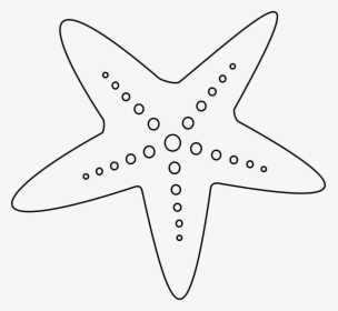 White Star Png - Star Fish To Colour, Transparent Png, Transparent PNG