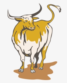 Transparent Longhorns Logo Png - Texas Cattle Clipart Png, Png Download, Transparent PNG