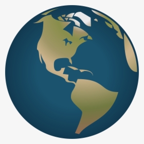 Earth Globe Png - Globe America, Transparent Png, Transparent PNG